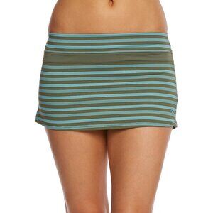 Carve Designs Skirt Swim NWOT Coverup Size XS Blue Gray Stripes